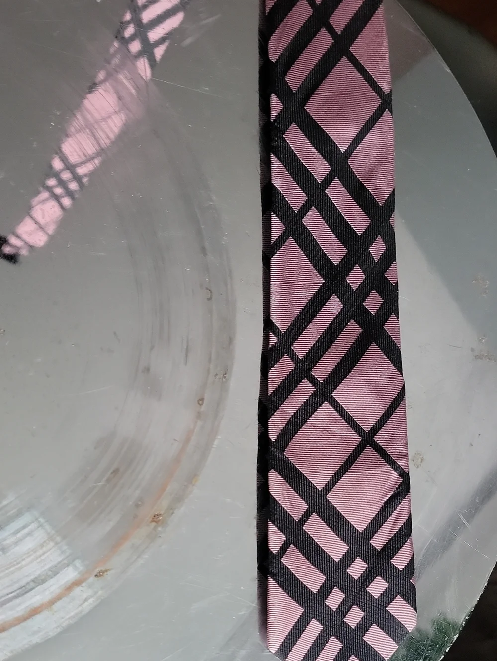 Burberry Check Silk Tie